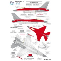 Syhart 151 - F-16AM Falcon E-006 "Dannebrog 50 years F-16" Royal Danish AF - 2024