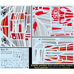 Syhart 151 + paints - F-16AM Falcon E-006 "Dannebrog 50 years F-16" Royal Danish AF - 2024