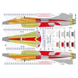 Syhart 151 + paints - F-16AM Falcon E-006 "Dannebrog 50 years F-16" Royal Danish AF - 2024