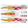 Syhart 151 + paints - F-16AM Falcon E-006 "Dannebrog 50 years F-16" Royal Danish AF - 2024