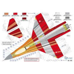 Syhart 151 + paints - F-16AM Falcon E-006 "Dannebrog 50 years F-16" Royal Danish AF - 2024