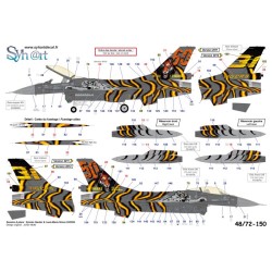 Syhart 150 - F-16AM Falcon FA-87 "Tigermeet 2011/2012 - 31 Tigers" Belgian Air Force