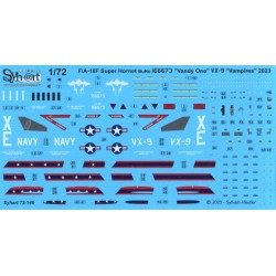 Syhart 146 - F/A-18F Super Hornet 166673 "Vandy One" VX-9 - US Navy 2023