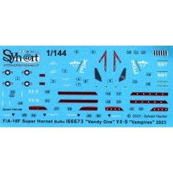 Syhart 146 - F/A-18F Super Hornet 166673 "Vandy One" VX-9 - US Navy 2023