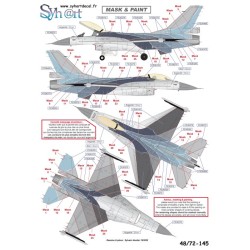 Syhart 145 - F-16AM Falcon J-016 "Solo Display 2001-2004" Royal Netherlands Air Force
