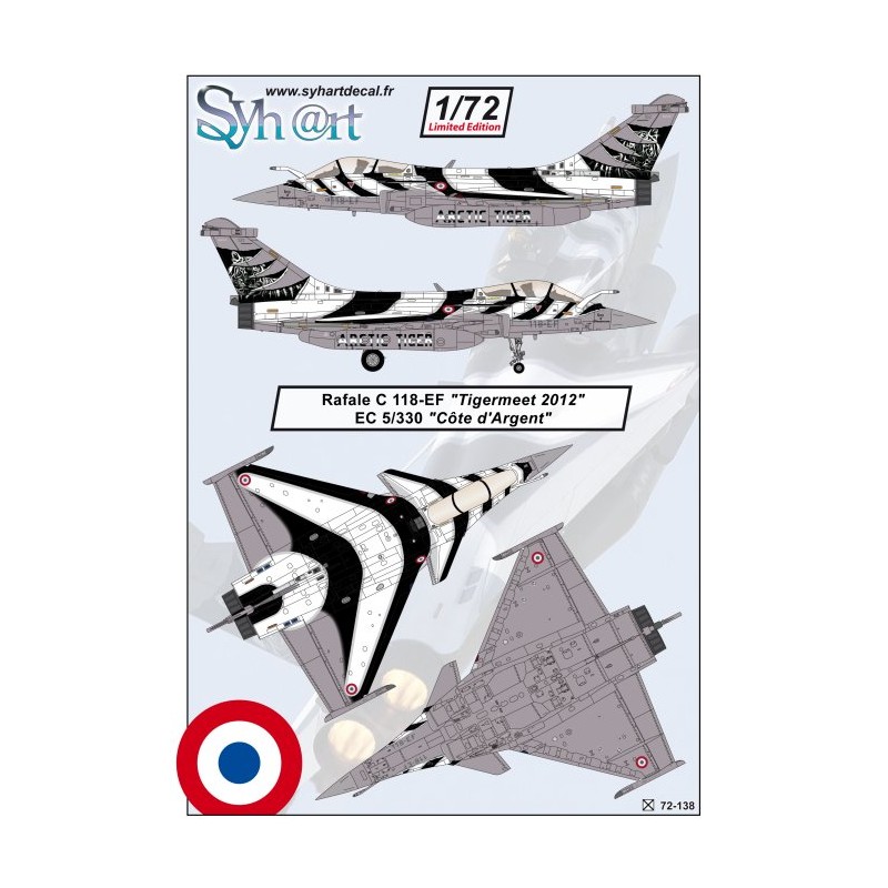 Syhart 138 - Rafale C 118-EF "Tigermeet 2012" EC 5/330 "Côte d'Argent"