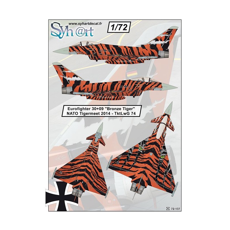 Syhart 137 - Eurofighter Typhoon 30+09 "Bronze Tiger - Tigermeet 2014" TaktLwG 74