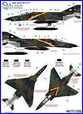 Syhart Decals 1/48 F-4F PHANTOM II 'PHLY-OUT HOPSTEN AB" December 2005 